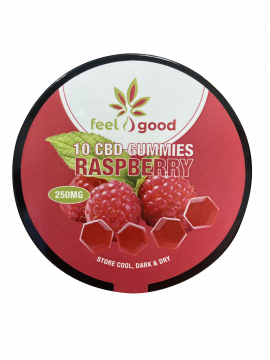 Raspberry 10 gummies