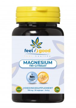 Magnesium tri-citraat 700 mg Puur