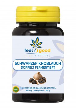 Schwarzer Knoblauch doppelt fermentiert 350 mg REIN